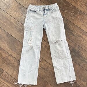 Art Class Light Washed Distressed Kids Jeans